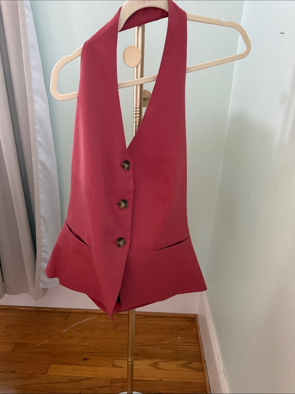 Ann Taylor Dusty Rose Women's Halter Vest